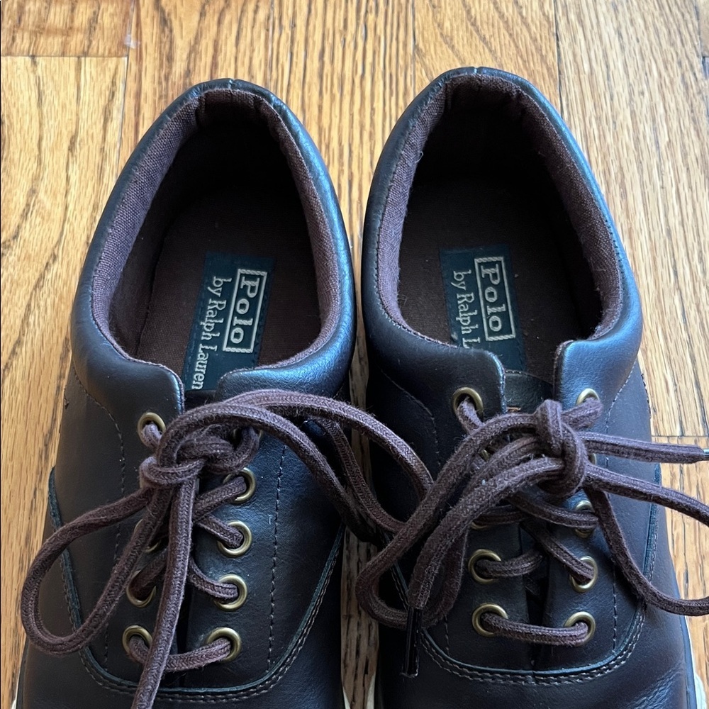 Polo by Ralph Lauren Men's Dark Brown Sneakers - Picture 2 of 6